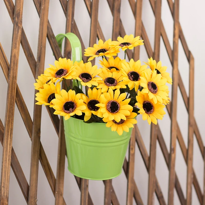 

Hook Flower Pot, Tin Bucket, Tin Flower Pot, Balcony Flower Pot, Tin Bucket, Succulent Flower Pot Decoration