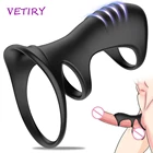 Силиконовое кольцо на пенис, эластичное связывающее мошонку секс-игрушки для мужчин, эрекционное кольцо для задержки эякуляции, кольцо на пенис для увеличения мужского пениса