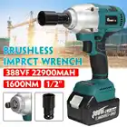 12 Н. М бесщеточный Электрический ударный гайковерт с высоким крутящим моментом розетка перезаряжаемый фотоэлектрический инструмент для батареи Makita 18 в