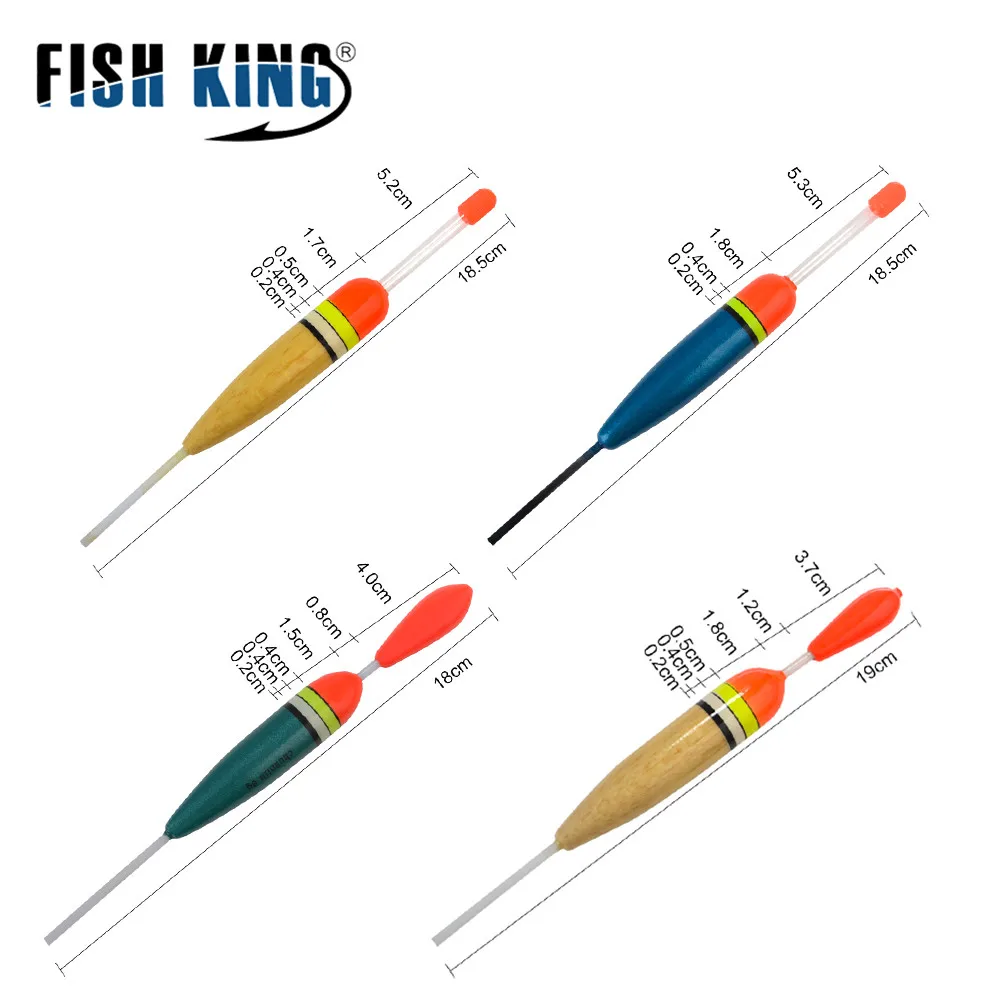 FISH KING бренд 10 шт./лот 8 г буй Баргузинский пихта плавающий рыболовный поплавок для