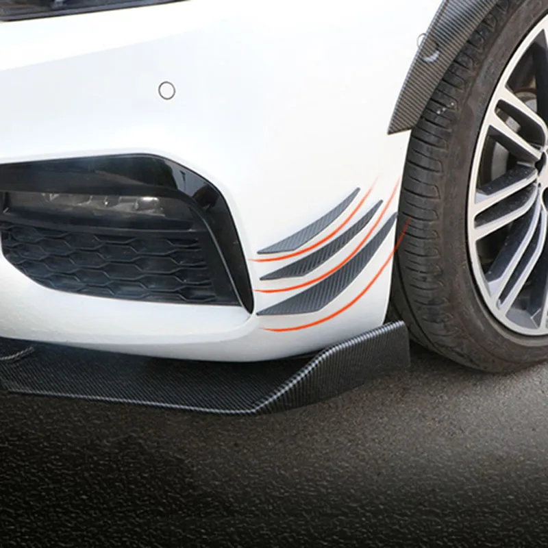 6 шт. Универсальный передний бампер спойлер аксессуары для стайлинга Kia Rio 3 4 K2 K3 K5