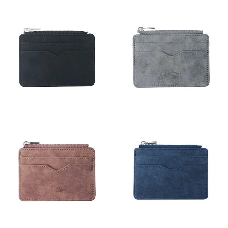 

Женский винтажный кошелек из искусственной кожи 63HC, кошелек для мелочи, держатель для кредитных карт, деловой чехол