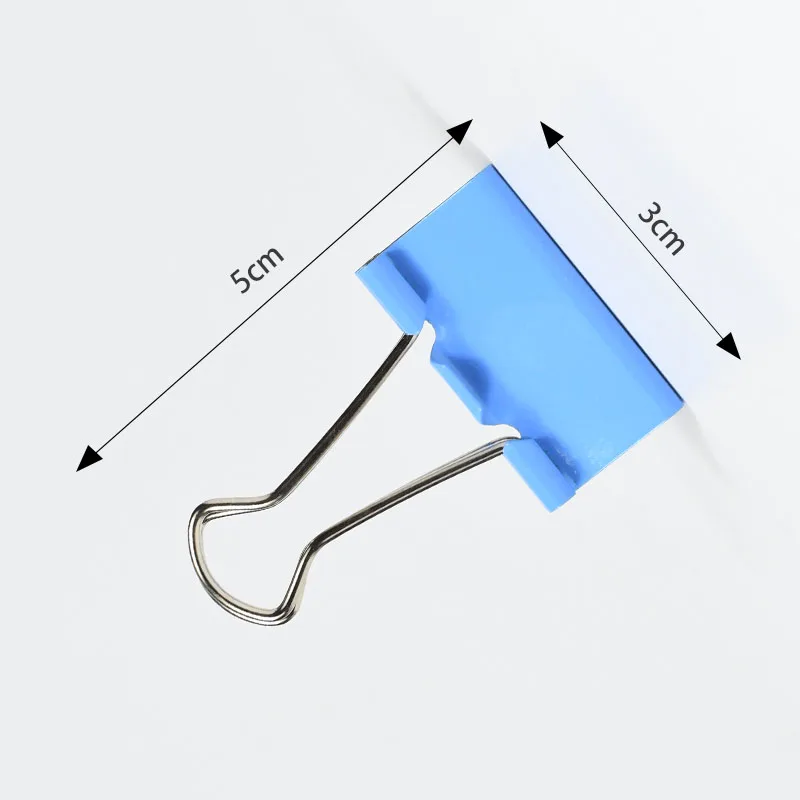 

6232B Metal Binder Clips Home Office Books File Paper Organizer Clip Food ClipsStrong clamping force Easy classification