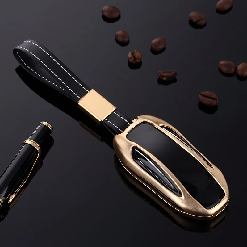 Чехол для ключа Tesla Model X умный чехол из алюминиевого сплава с дистанционным