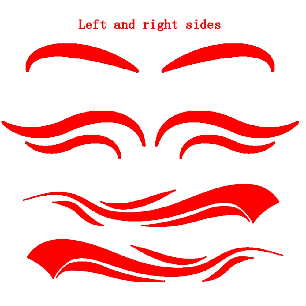 

Hot Sell Motorhome Stripes Camper Sticker KK Vinyl Accessories for JDM SUV RV VAN Decals PVC