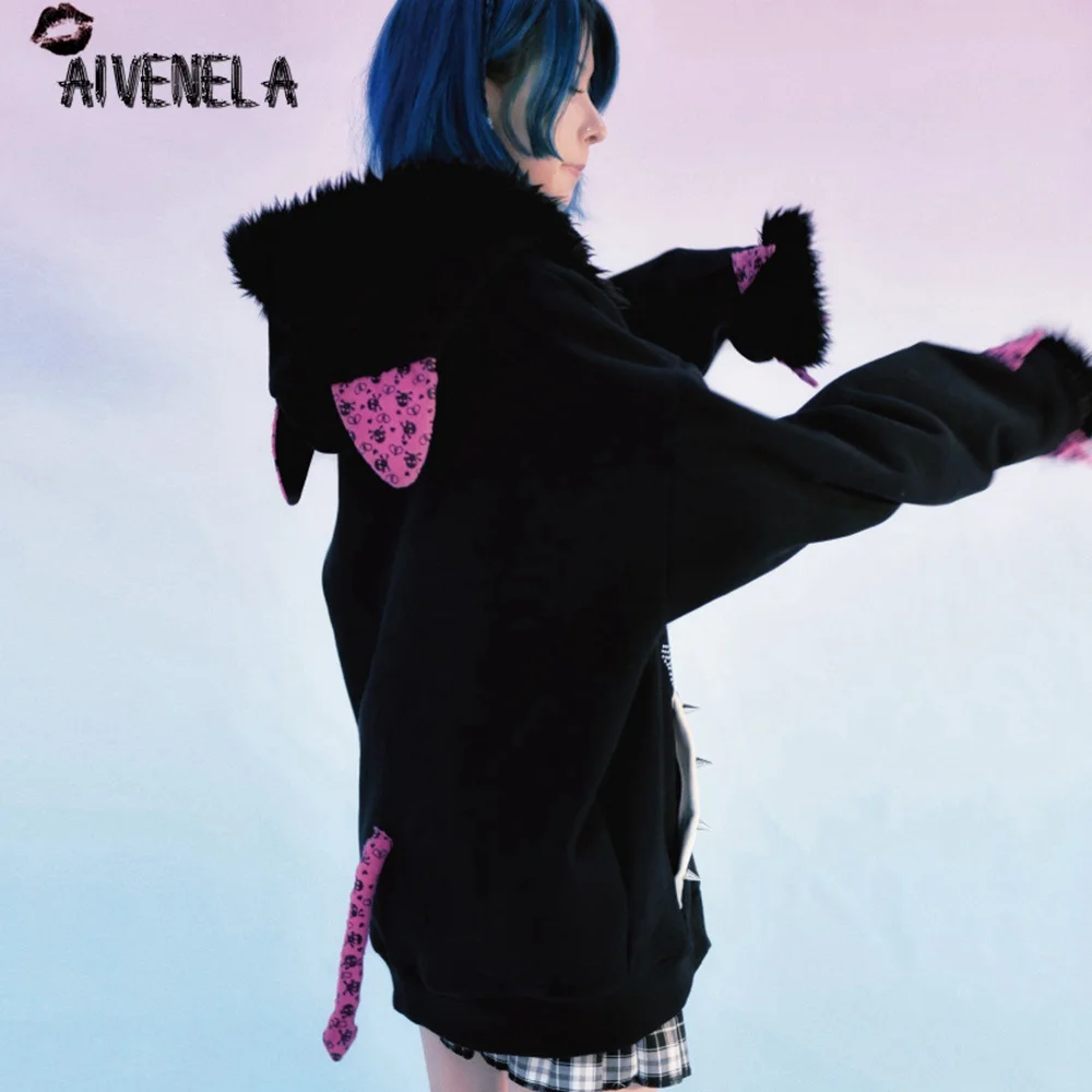 Женский бархатный свитшот с длинным рукавом в стиле Харадзюку | Женская одежда