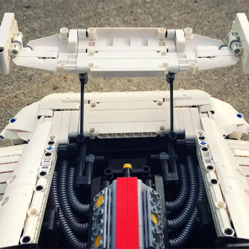 

2019 New MOC Acura NSX GT sports car MOC-10858 Motor Power Functions fit technic Building blocks bricks toys kid diy gift