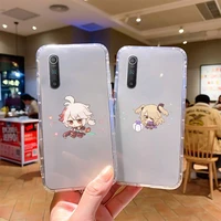 genshin impacts game cute phone case for samsung s7 s8 s9 s10 s20 s4 s5 s6 a71 a21 a20 plus lite edge fundas coque