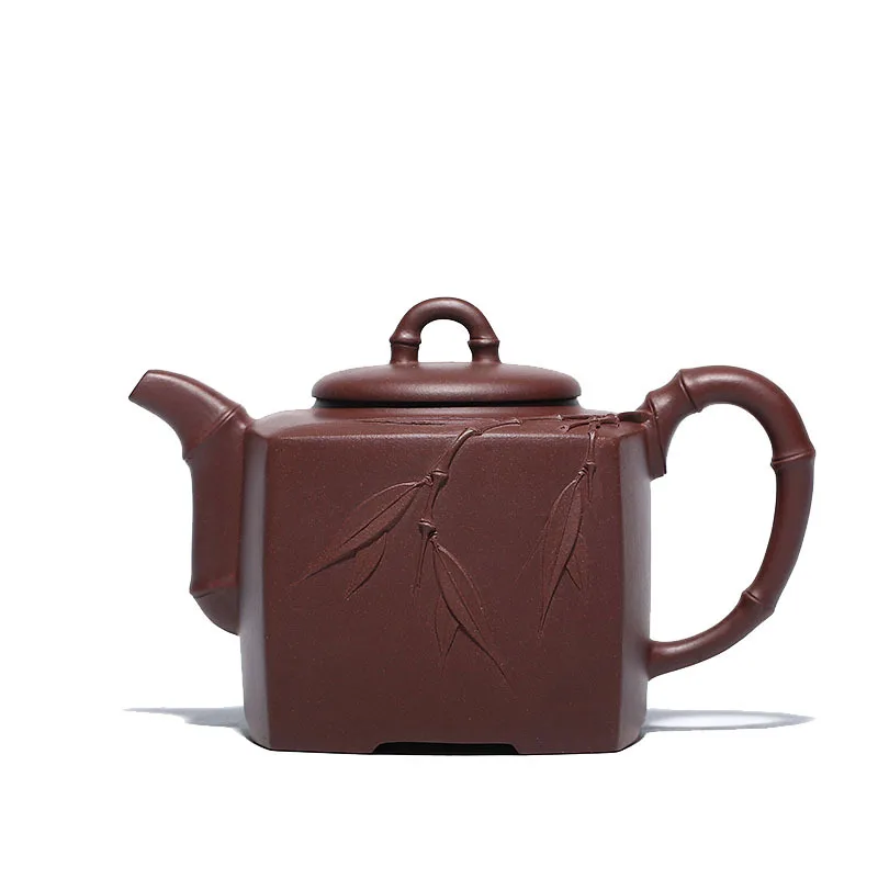 

Yixing raw ore Sifang Zisha teapot Zini Cao Zhigang handmade teapot goods