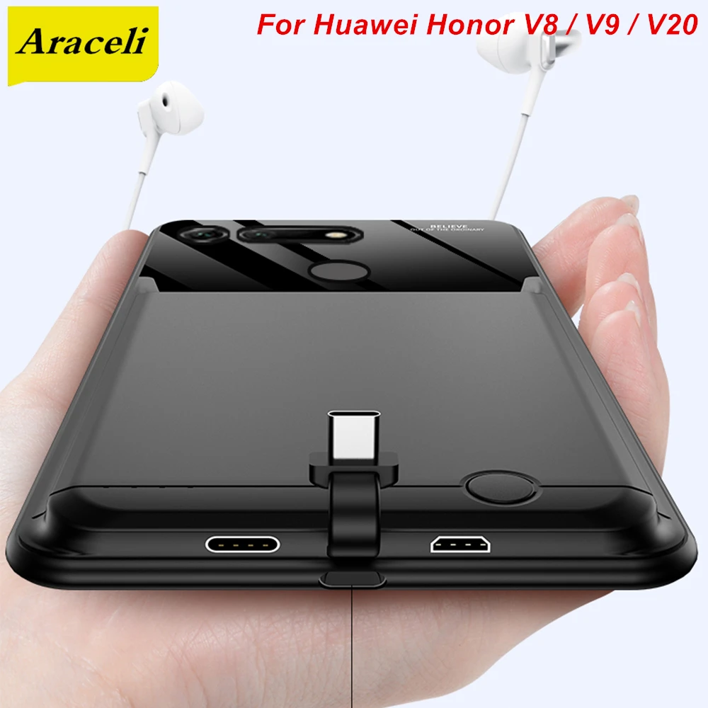 Чехол-аккумулятор для Huawei Honor V8 V9 V20 10000 мАч | Мобильные телефоны и аксессуары