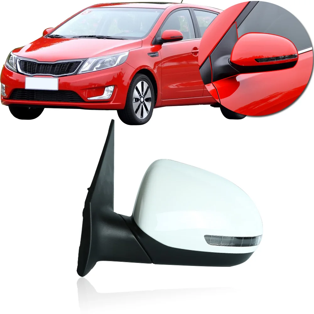CAPQX 5wire / 5pin внешнее зеркало заднего вида в сборе для KIA K2 2011 2012 2013 2014 2015 2016 |