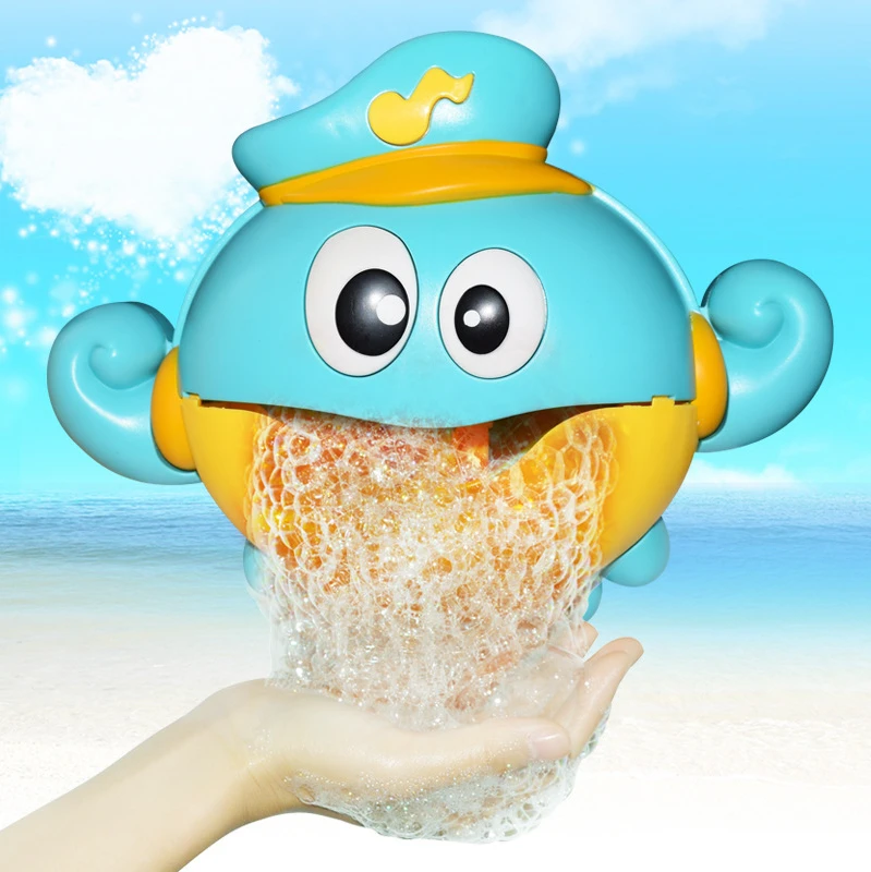

Baby Shower Toy Bubble Machine Octopus Music Baby Bath Toy Bathtub Soap Automatic Bubble Machine Children Bathroom Toys