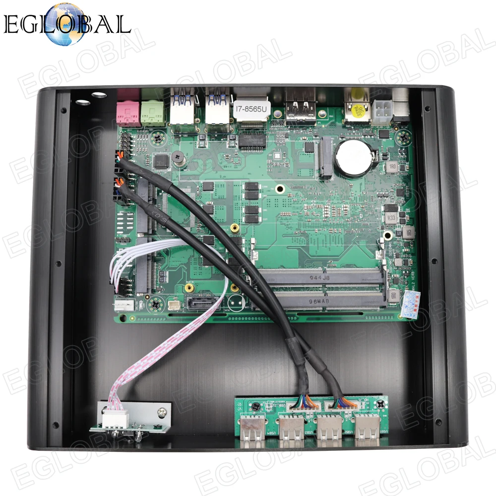 Настольный компьютер Eglobal Win10 intel core i7 8565U HD Graphics 620 300 м Wi Fi мини ПК без вентилятора DP
