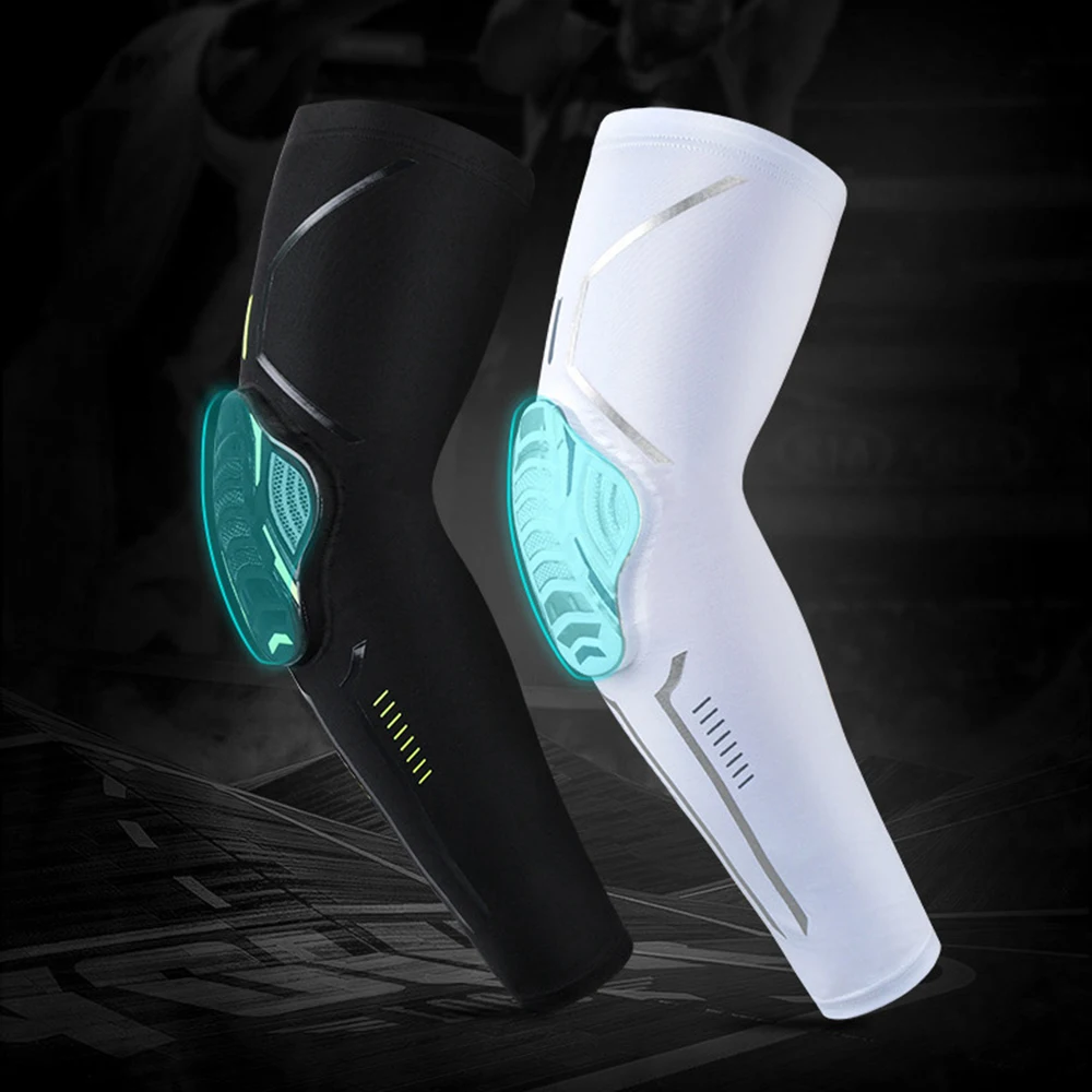 

Adult Elbow Pads Cycling Protection Arm Sleeve Basketball Football Fitness Skating Sports Elbow Brace Anti-collision Protector