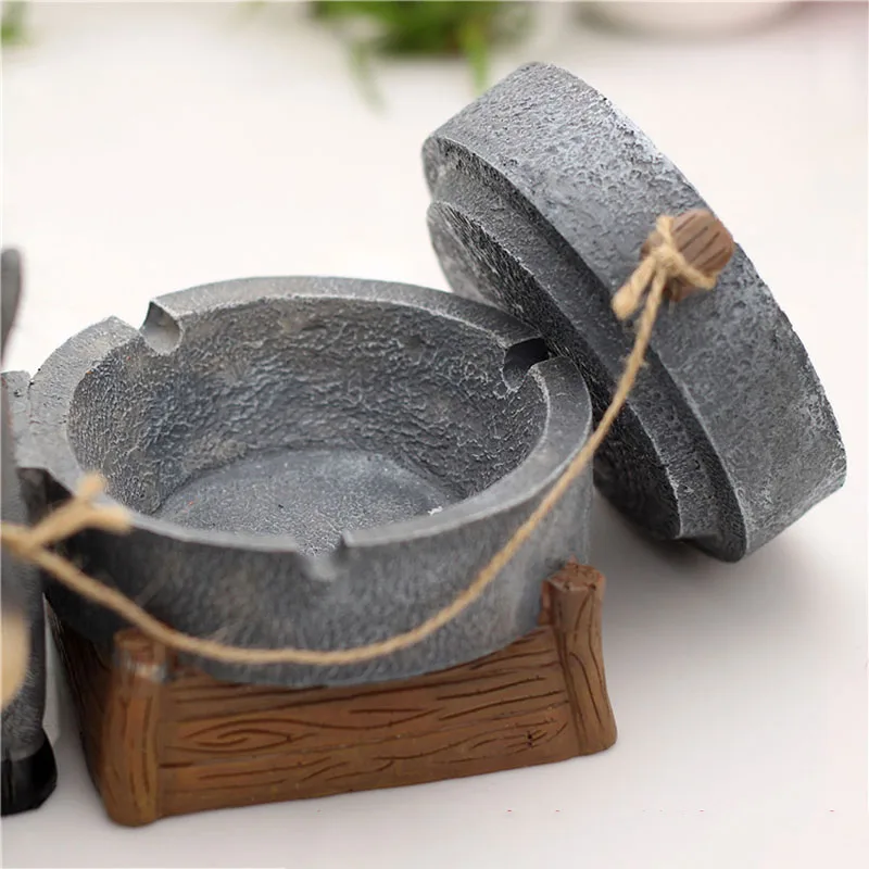 Reative пепельница индивидуальная трендовая шерстяная матовая из смолы