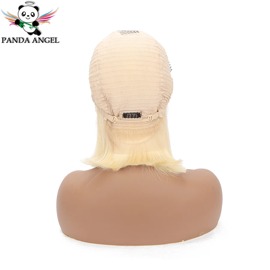 Panda 13x4, 613, блонд, кружевные передние парики, бразильские волосы Remy, плотность 150%, 1B 613, короткие светлые парики из человеческих волос для черных женщин