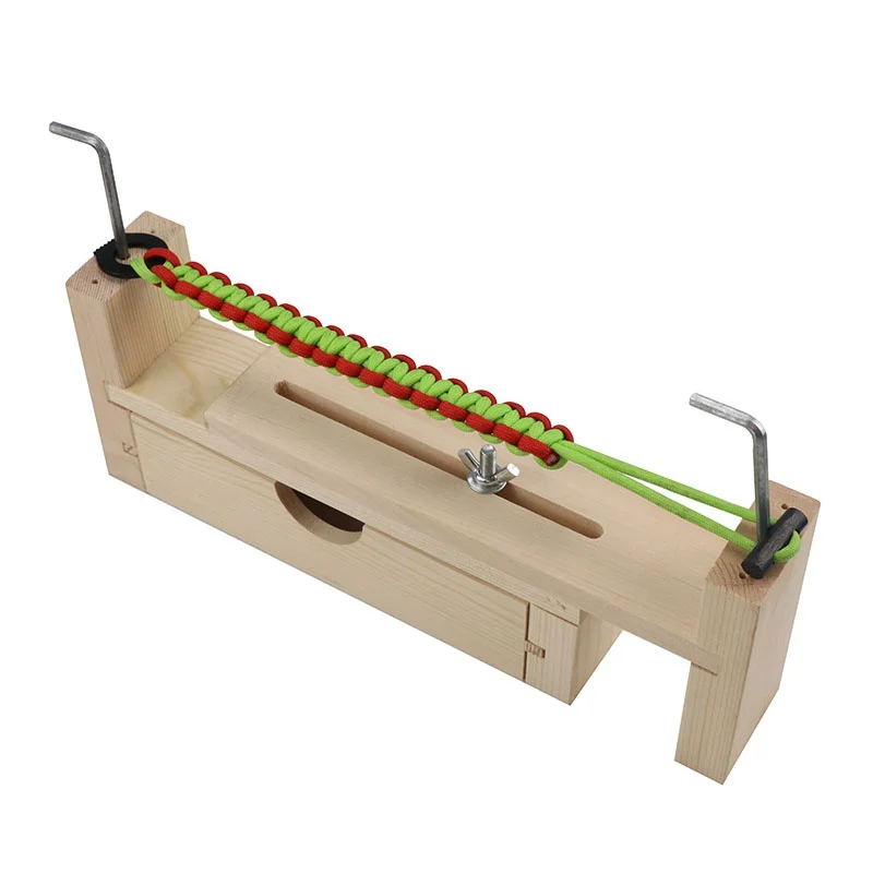 DIY Дерево Paracord Jig браслет производитель регулируемое плетение DIY ремесло чайник браслет узел инструмент браслет инструмент для вязания