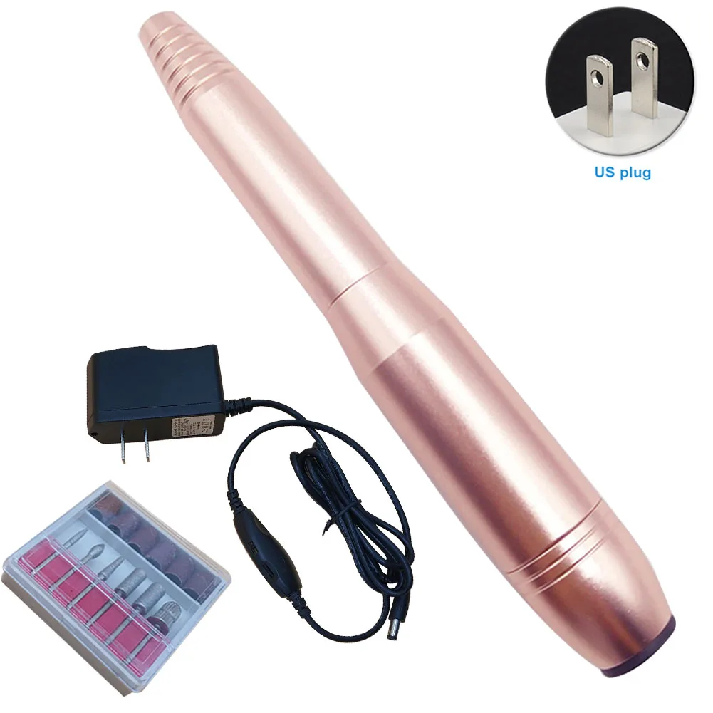 Салонная ручка для маникюра педикюра полировщик ногтей набор портативный