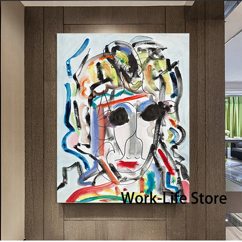 Абстрактная масляная живопись Боб Дилан гомезик блюз домашний декор на холсте