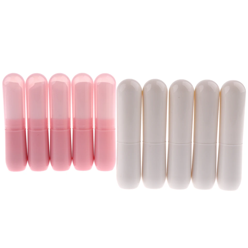 

10pcs Travel Lip Balm Empty Tubes Lipstick Refillable Container Bottles 4g