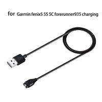 1m usb fast charging data cable power cable charger wire for garmin fenix 6 6s 6x 5 5s 5x forerunner 245 vivoactive 3 4 4s venu