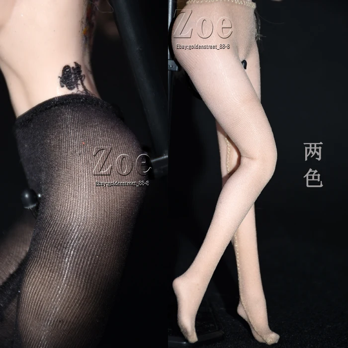 

1/6 Female soldier ultra-thin stockings TBLeague phicen black silk pantyhose UD4.0 for 12 inch action figure