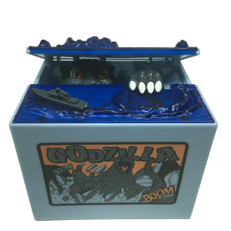 Kids Cartoon Dinosaur Piggy Bank Electric Automatic Steal Coin Funny Children Saving Money Boxes Toys For Brithday Gifts TY0471 | Игрушки и