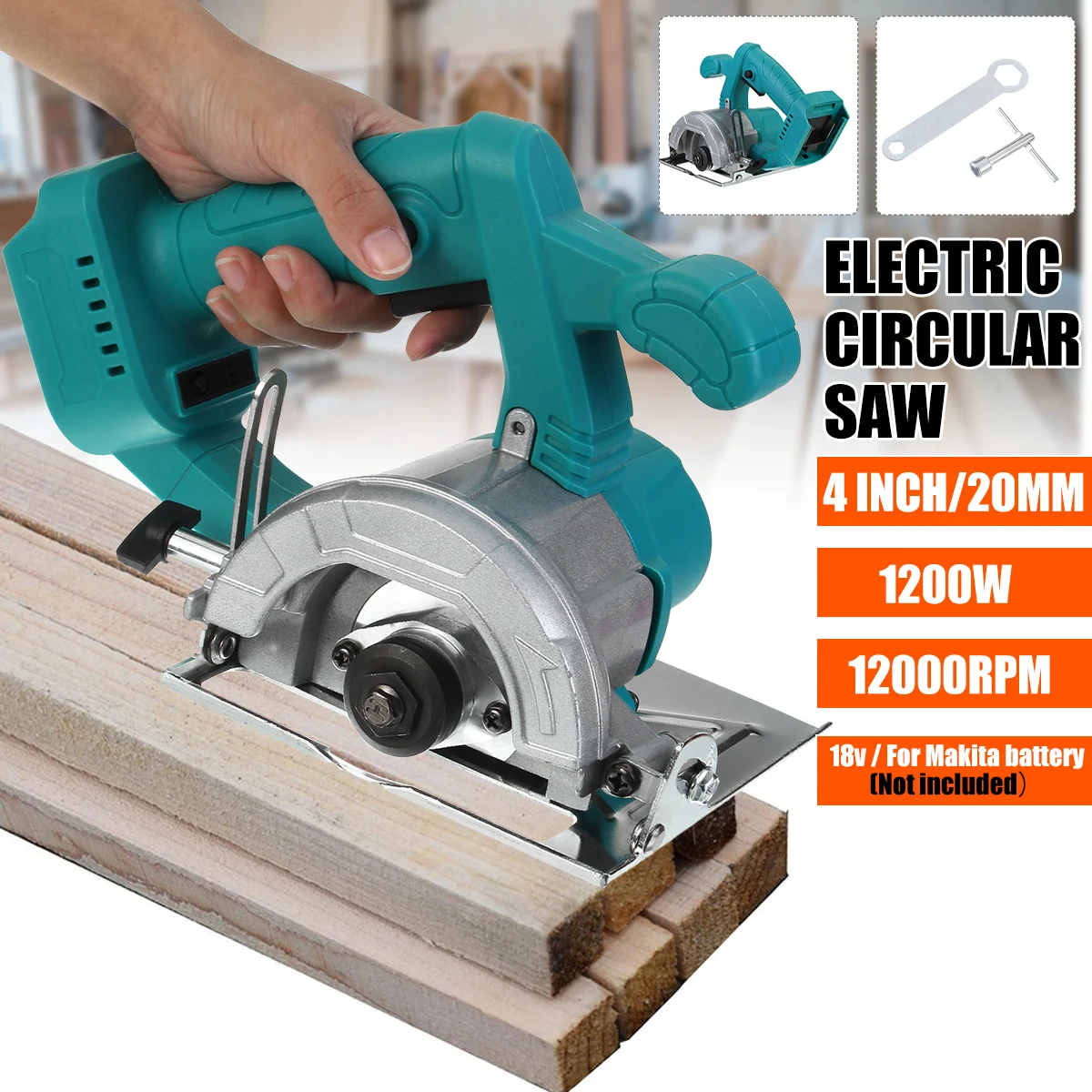 Электрическая циркулярная пила 18 в 12000 об./мин. | Инструменты