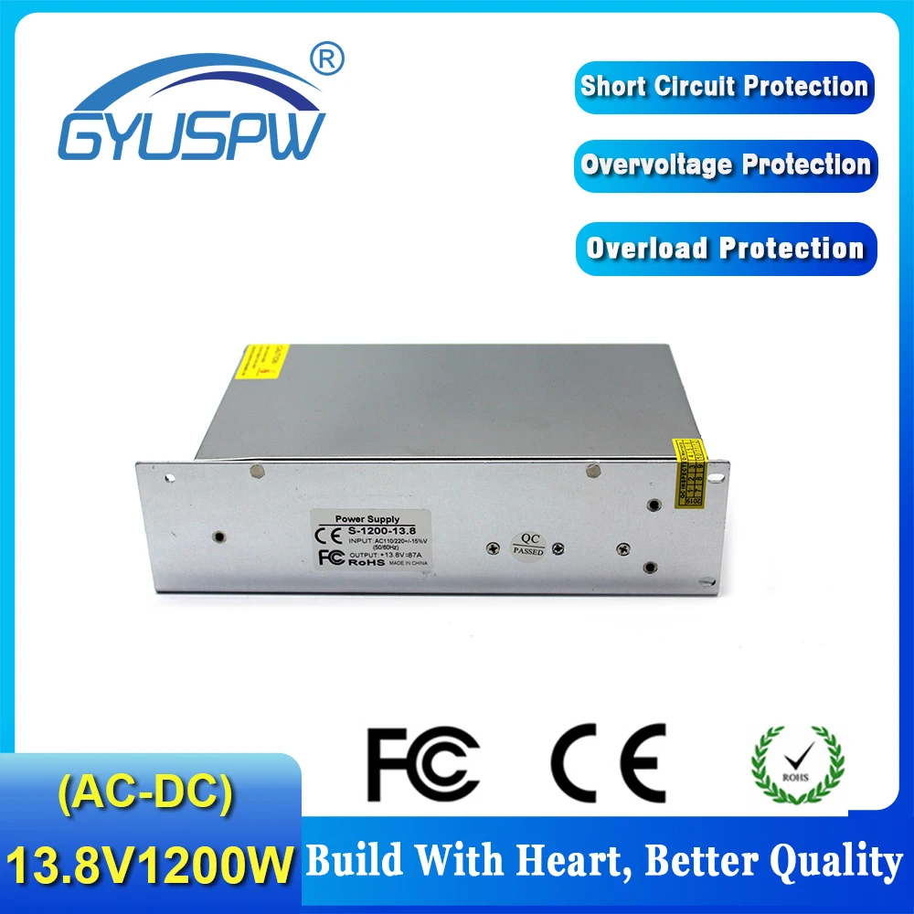 Стабильное качество Регулируемый источник питания 110 В 220 переменного тока в DC13.8V