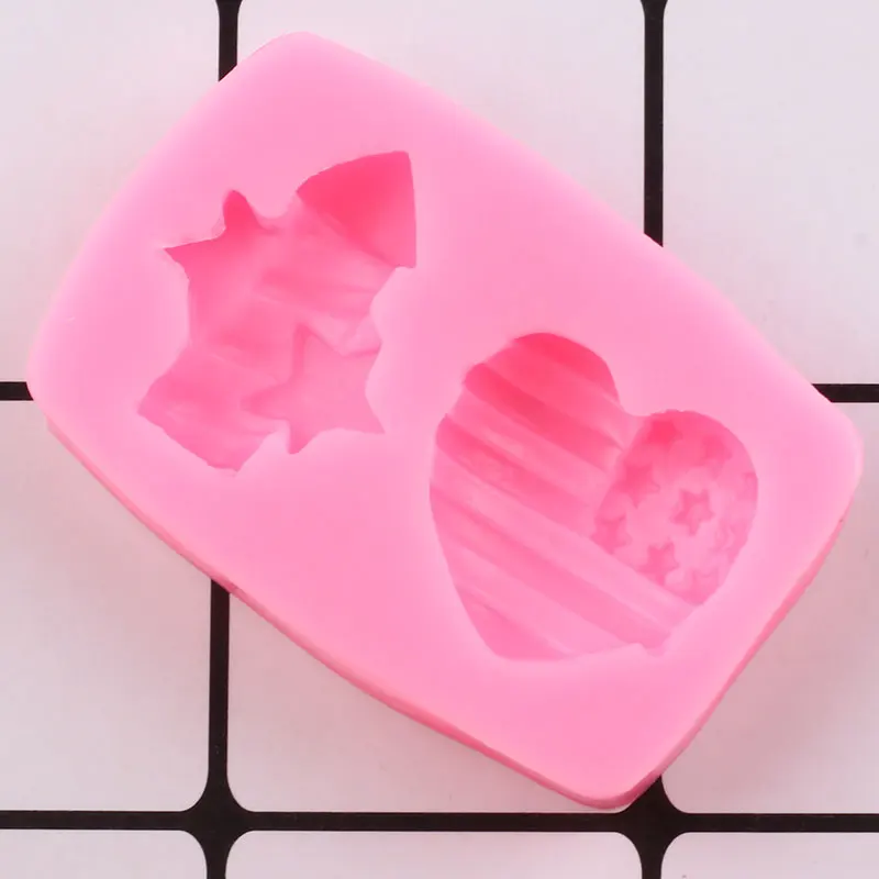 Патриотический 3d-фейерверк наклейка для кексов Топпер помадка Украшение Тортов