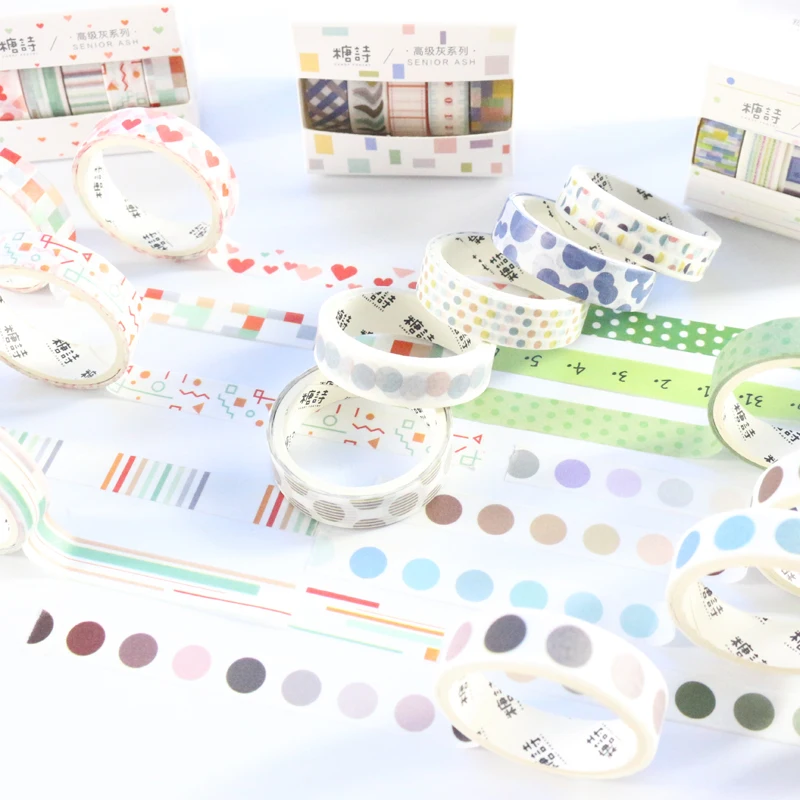 Domikee милые конфеты Японский Офис школа Журнал Планировщик васи ленты рулоны