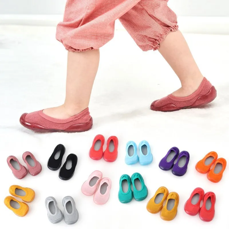 

New baby shoes non-slip floor socks baby toddler sock shoes soft rubber sole baby boy shoes