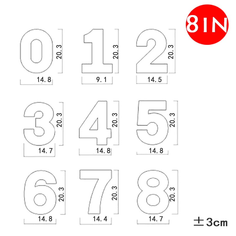 8inch Holaroom торт декоративные инструменты для домашних животных на возраст 0-8 номер форма для выпечки тортов Кондитерская чайник торт ко дню рождения дизайн средство для украшения торта 4/6/8/10/12/14 дюймов - Цвет: 8inch