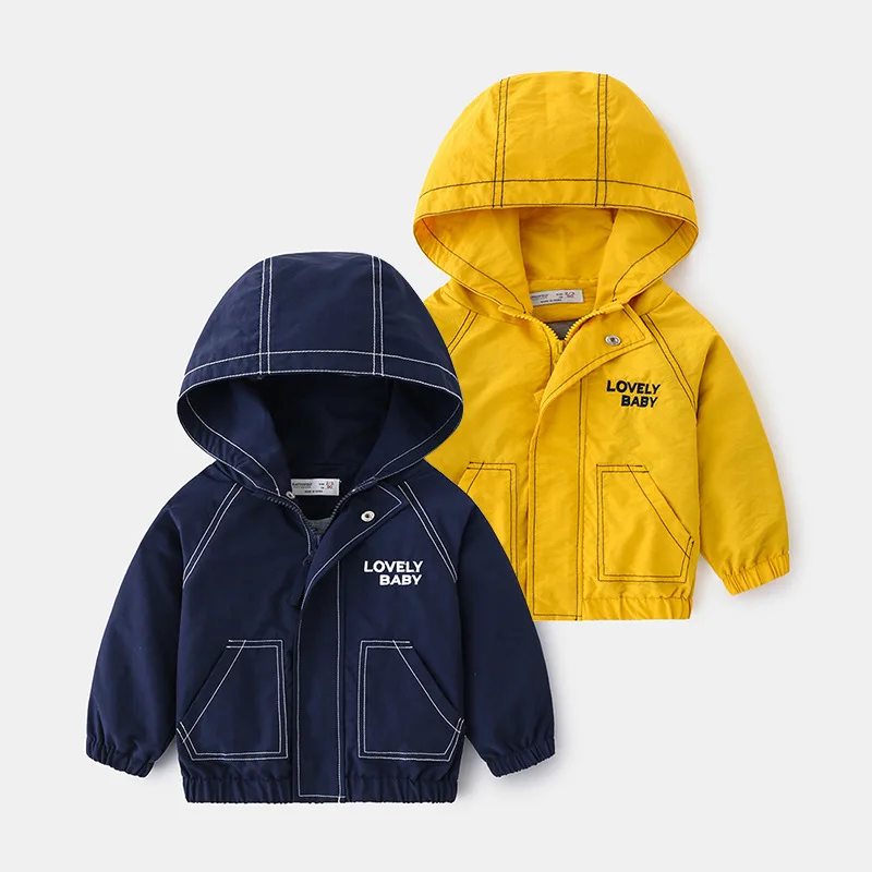 

2020 Boys Jackets Autumn Children Hooded Clothes Autumn Casual Letters Children Clothes Baby Autumn Clothes Men Children Jackets