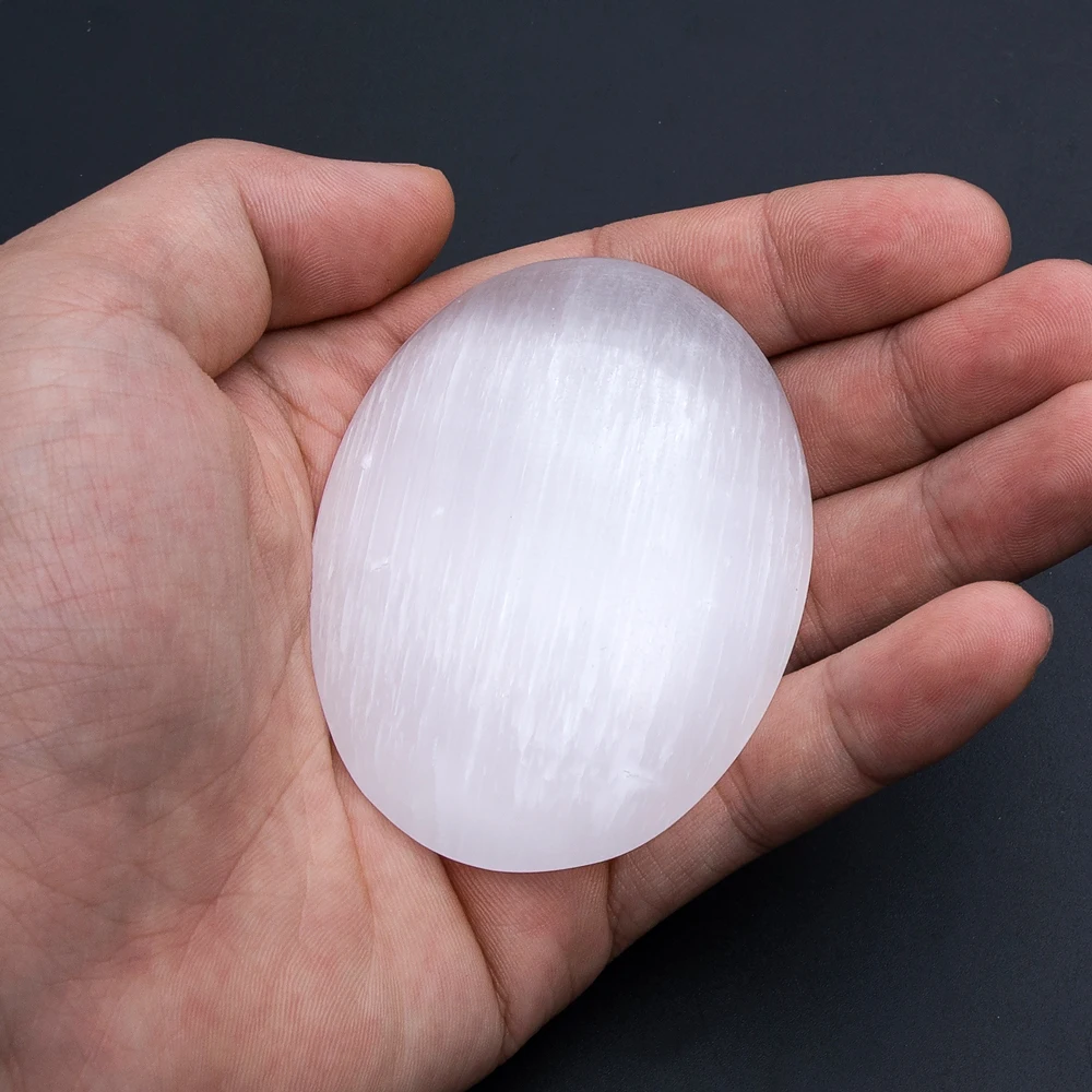 Камень Selenite Energy натуральный кристалл драгоценный камень яйцо исцеляющая чакра