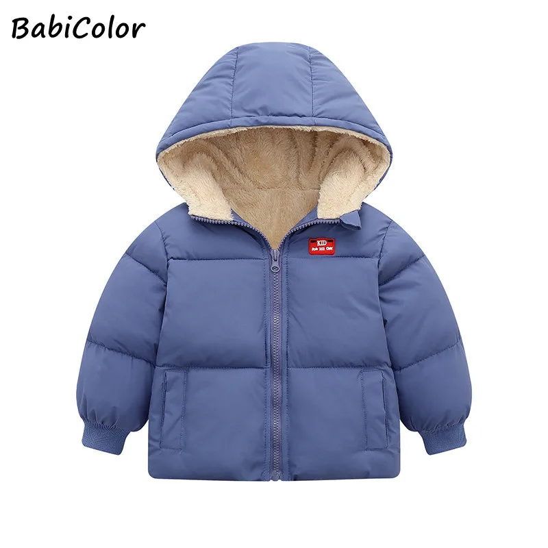 Новые пуховики с капюшоном для маленьких девочек детское пальто осенняя теплая