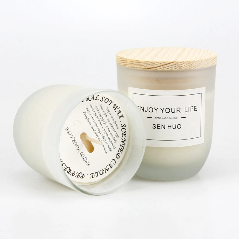 Бездымная соевая ароматерапия воском свеча аромат стеклянное свадебное