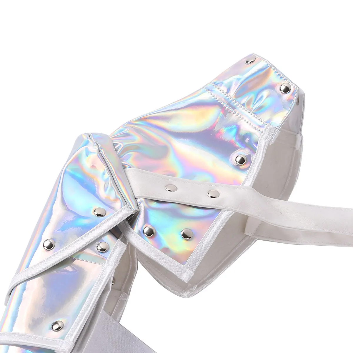 Мужской и Женский костюм для косплея готический из искусственной кожи в стиле