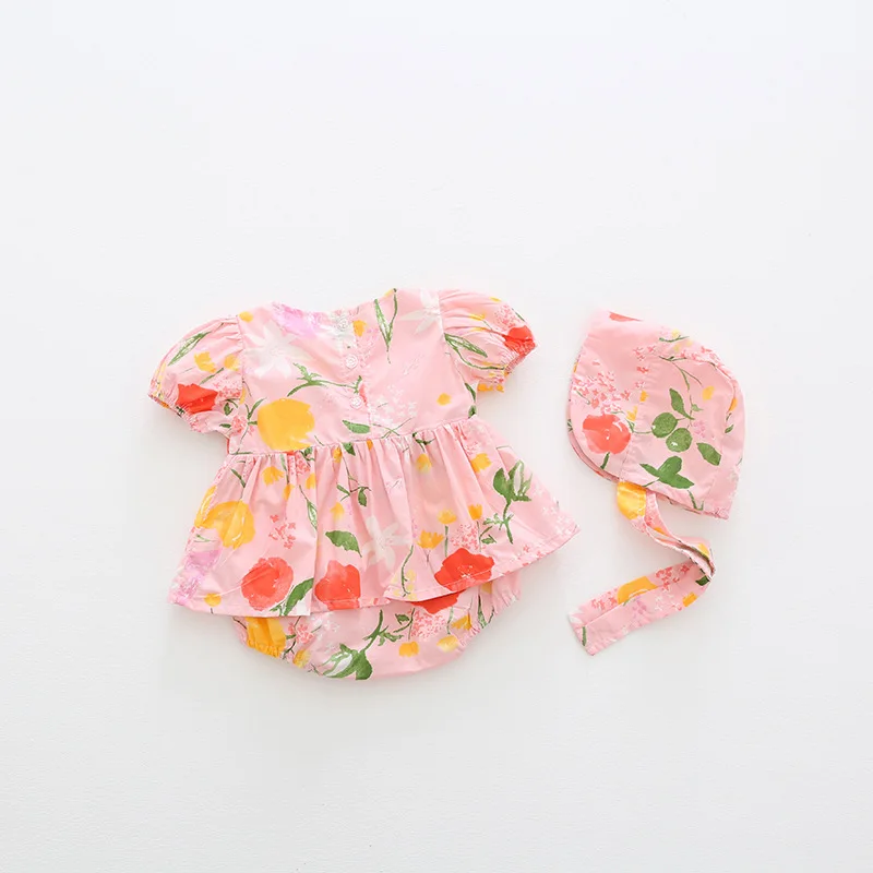 От 0 до 2 лет милое боди Комплект из предметов для новорожденных девочек с