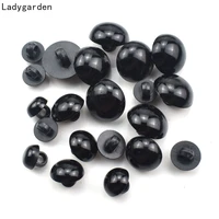 6 30mm solid eyes black plastic safety eyes for bear doll puppet plush animal doll toy eye nose animal sewing button accessories