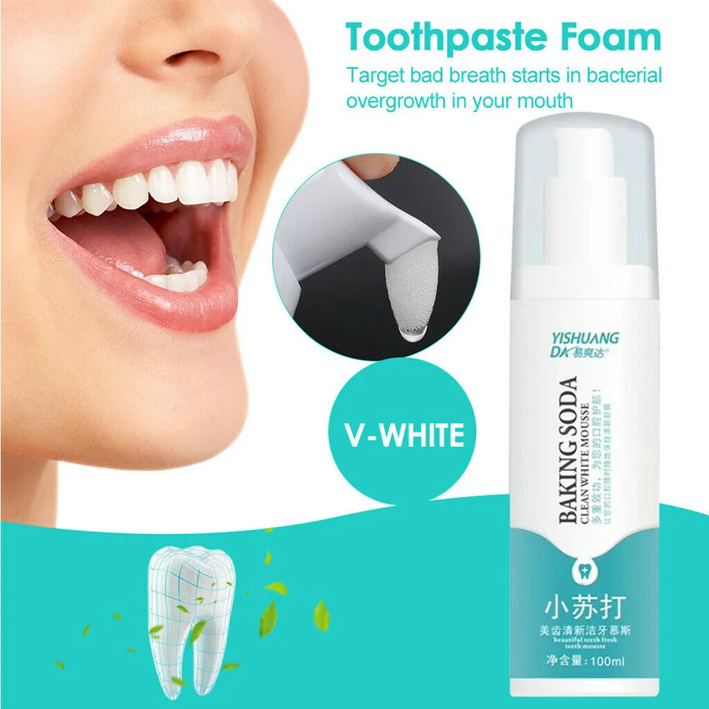 

Toothpaste Foam Toothpaste Remove Tooth Stains Whitening Stain Remover for Brushing Teeth SK88