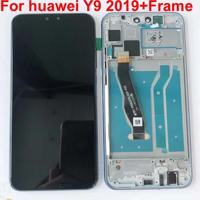 Оригинальный ЖК дисплей 2340*1080 10 касаний для HUAWEI Y9 2019 с рамкой экран дисплея