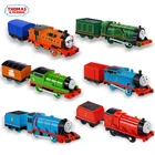 Электрические поезда Thomas and Friends в комплекте, модель машины 1:24 под давлением, игрушки из металлического материала, грузовик для детей, игрушки для мальчиков