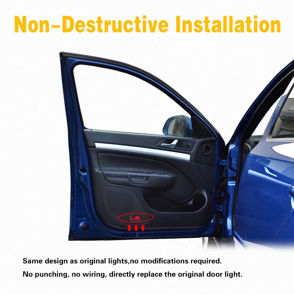 

LED Car Door Ghost Shadow Lamp Auto Logo Projector Light For Ford Galaxy MA6 2 S-MAX MK1 Mondeo MK4 BA7 2007 2010 2011 2014 2015