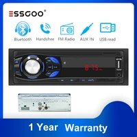 essgoo 1 din car radios stereo bluetooth remote control charger phone usbsdaux in audio mp3 player 1 din in dash car audio