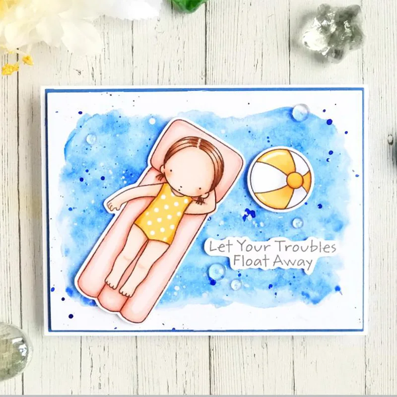 

Girls Animal Fish Letter Sentence Flower Clear Silicone Stamps Making Cards Scrapbooking Embossing Craft Paper Stamps New 2020