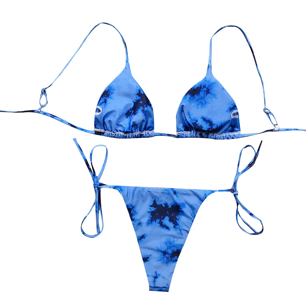 3 цвета Новое поступление 2020 женский летний бандажный купальник с лямкой через