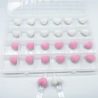 Помпоны объемные для дизайна ногтей, 24 шт.