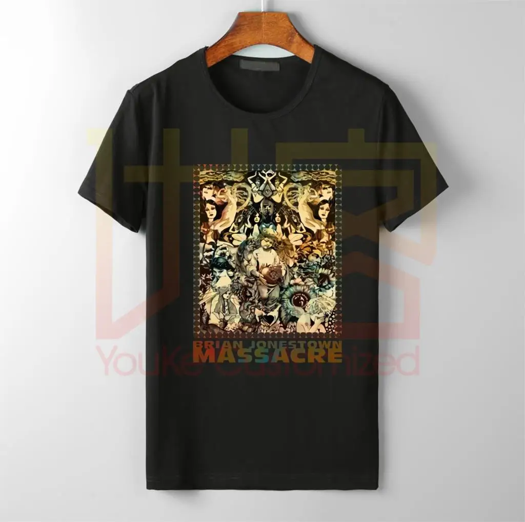 Футболка с 3D принтом The Brian Jonestown Massacre футболка Tour Psychedelic рок-группа Популярные