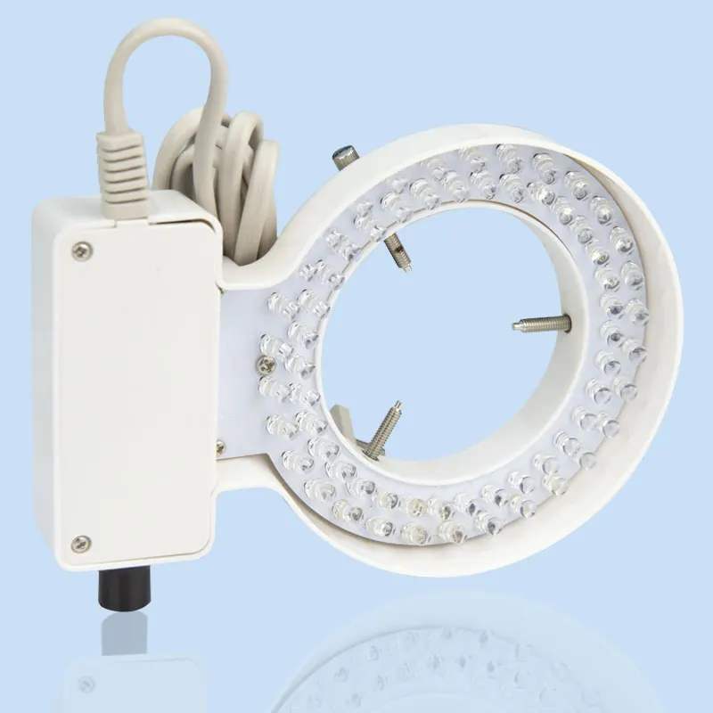 Белый кольцевой светильник для микроскопа с внутренним диаметром 70 мм и 64